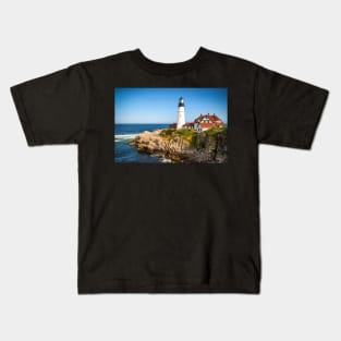 Portland Lighthouse x Nature Photography Kids T-Shirt